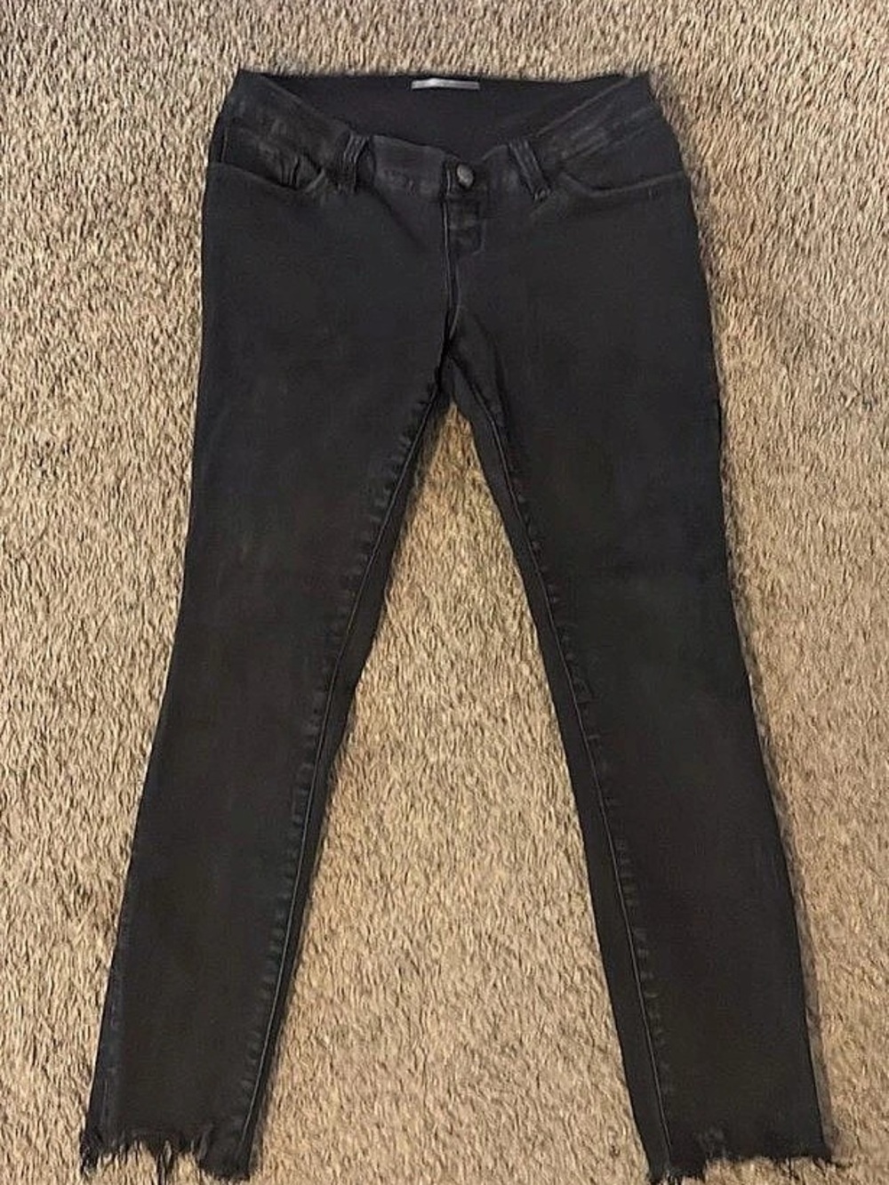 Abercrombie & Fitch The Super Skinny Ankle maternity Women's Skinny Jeans Black